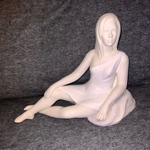 Sitting girl decor